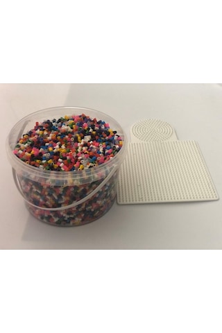 Hamarat Çocuk Ütü Ile Yapışan Boncuk Seti - 5Mm Midi Boy