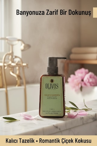 %100 Doğal Şakayık Kokulu Zeytinyağlı Banyo Ve Duş Jeli Kuru Cilt Nemlendirici Ve Besleyici 2 Adet 750 Ml Şakayık