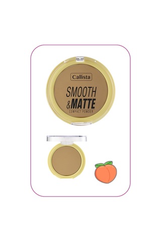 Callista Smooth & Matte Compact Powder Mat Bitişli Toz Pudra - 40 Apricot
