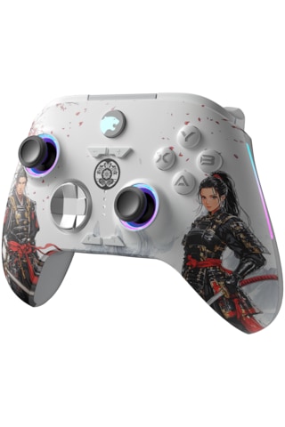GamePower Force RGB Kablosuz Beyaz Gamepad (2.4G, Bluetooth,Kablolu) (PC Uyumlu) + Çanta