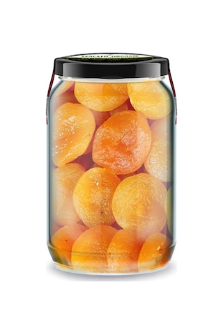 Jumbo Gün Kurusu Kayısı + Jumbo Sarı Kayısı Bi Kavanoz 660 Cc'lik Cam Kavanozlarda Y. Mahsül Kayısı Diğer