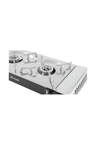 Outwell Appetizer Maxi 2 Brülörlü Kompakt Portatif Gaz Ocağı Gri