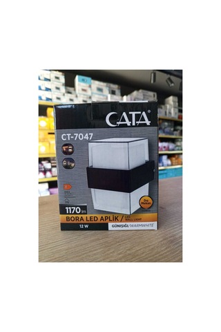 Astec Ct-7047 Çift Yönlü Prizma Bora Led Aplik 10w Gün Işığı 3200k Iç Mekan Ve Dış Mekan Siyah