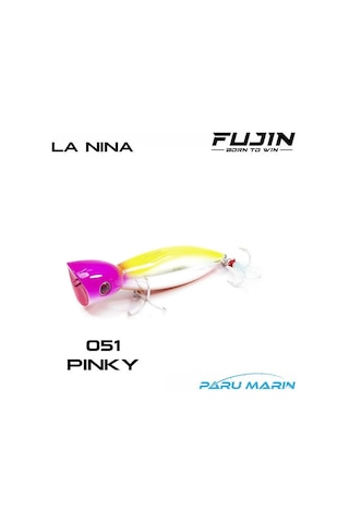 Fujin La Nina Maket Balık Su Üstü Popper 051 Pinky