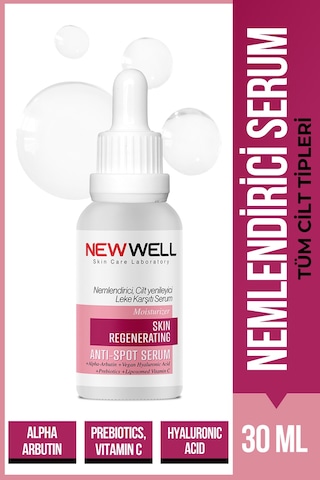 New Well Nemlendirme ve Cilt Yenileyici Leke Karşıtı Serum 30 ML