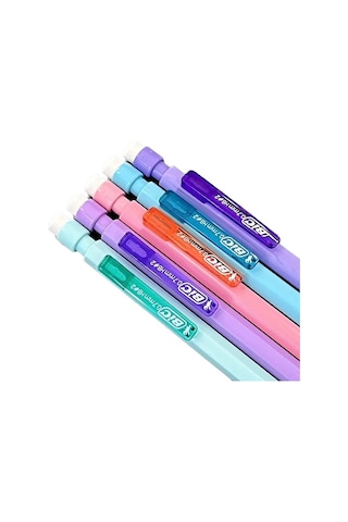 Bic Matic Pastel Renkler 5'li Özel Pakette 0,7 Uçlu Mekanik Basmalı Versatil Kalem Seti