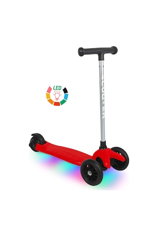 Tois Scootix Pilli Işıklı 3 Tekerlekli Çocuk Scooter Siyah