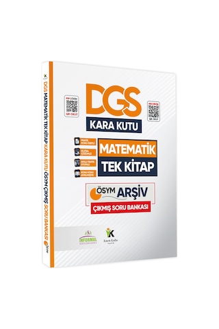 Dgs Matematiğin Kara Kutusu Tek Kitap Dijital Çözümlü Konu Özetli Ösym Çıkmış Soru Bankası