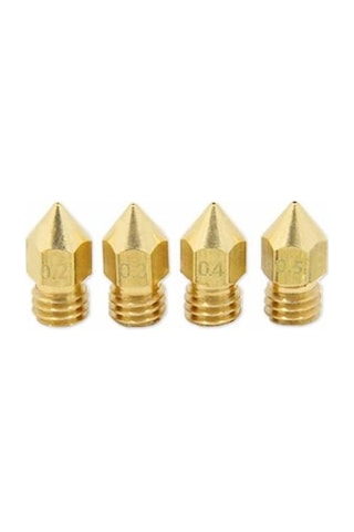 3D Printer / Yazıcı Extruder Mk7 Mk8 Nozzle - 0.2Mm (3.00) X 1 Ad
