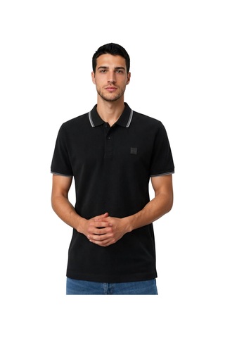 Arma Ar-ma Erkek Polo Yaka Tişört Baskisiz Basic Örme Kumaş Regular Fit %100 Pamuk 30/1 Çift Toplama Penye Pike Y31374357102 Siyah-s1