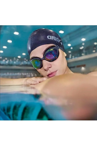 Arena Air-bold Swipe Unisex Yüzücü Gözlüğü Koyu Gri