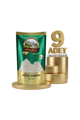 Aluçdağı Beyaz Haşhaş 9x100 Gr