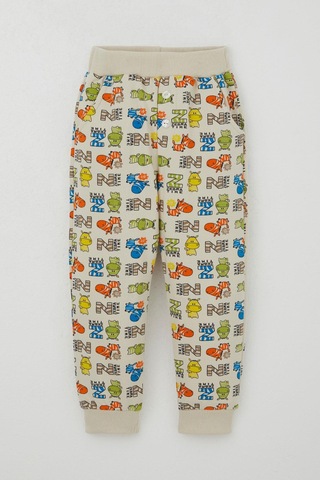 Breeze Erkek Çocuk Eşofman Takımı Zebra Mecarası 1.5-5 Yaş, Krem Krem