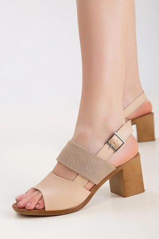 Walkenzo Frzn-2894 Kadın 7 Cm Topuklu Yazlık Ayakkabı 001