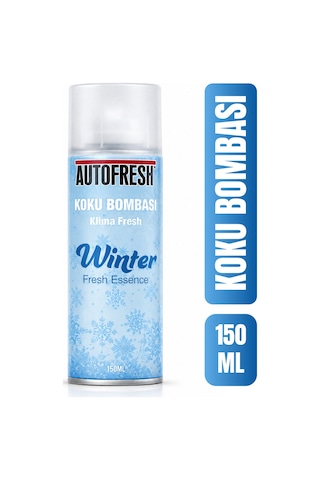 Klima Fresh Koku Bombası 150 Ml Winter Fresh Araç İçi Koku Giderici Sprey