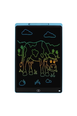 Forzacase 20 İnch Lcd Panel Dijital Kalemli Çizim Yazı Tahtası Eğitim Tableti - Fc1226 Mavi