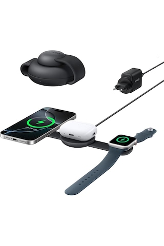 Anker Ufo Maggo Kablosuz Şarj Cihazı 3in1 B25m8