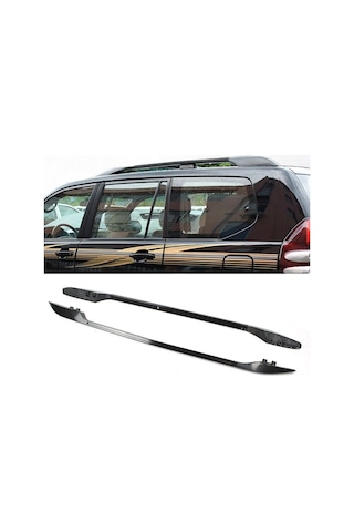 Toyota Uyumlu Prado Fj 150 Tavan Çıtası 2010 2017 Oem Style Black Siyah