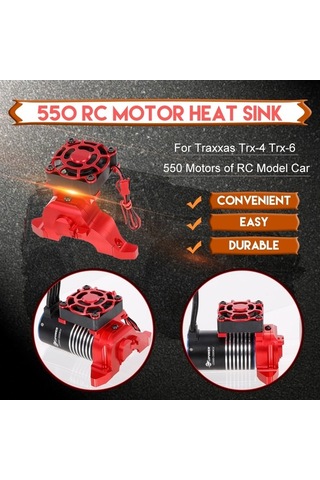 Pazly Yüksek Trx-4/6 Traxxas Soğutucu Radyatör Performanslı Motor Geeroyoo Alüminyum 550 - Ha