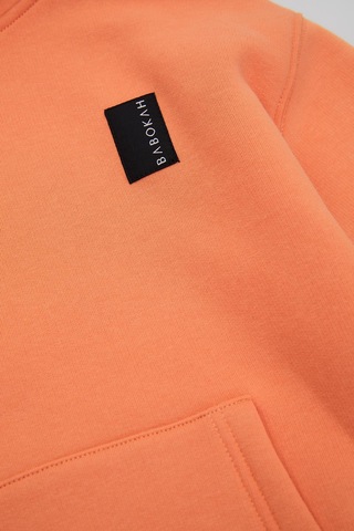 Kids Boy Kapüşonlu Sweatshirt Turuncu
