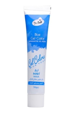 Dr Gusto Tüp Jel Gıda Boyası Mavi - 50 Gr