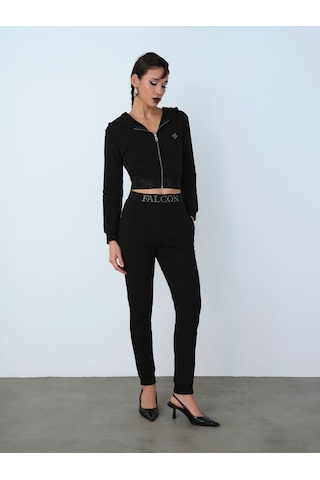 LOFT Regular Fit Kadın Eşofman Altı Lf2036984 Q1.v1 Siyah