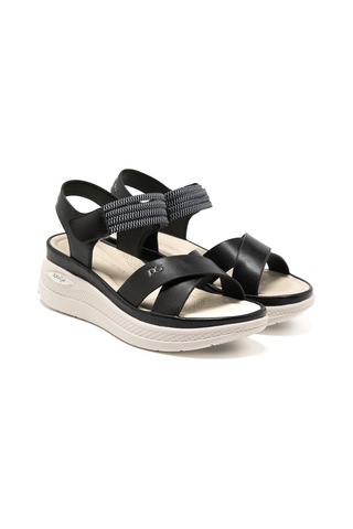 Sneaker Günlük Kadın 305688dp Donna Serena 5688dp Nero Gri