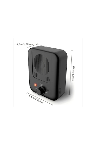 Willowhaven K4 Siyah Model 3 Modlu Ses Dalgası Teknolojili Köpek Havlama Önleyici İç Ve Dış Mekan