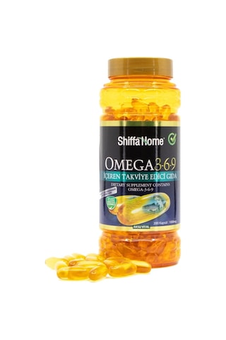 Aksu Vital Shiffa Home Omega 3-6-9 Balık Yağı 1000 MG 200 Kapsül 3 Adet