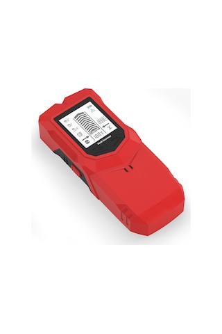 Aubyhe Kırmızı Duvar Tarayıcı, 6 Fonksiyonlu Metal/çelik/ Elektrik Teli Dedektörü, Yüksek Hassasiyetli, Pil Yok