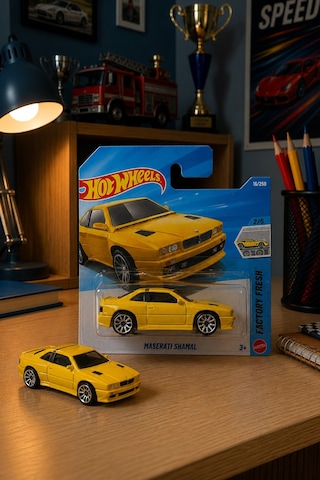 Hot Wheels Maserati Shamal - Factory Fresh Özel Seri Metal Oyuncak Araba Çok Renkli
