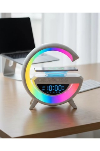 Home Bluetooth Hoparlör Rgb Aydınlatmalı Usb Tf Kart Fm Özellikli
