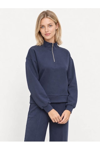 Loft Relax Fit Lacivert Kadın Sweatshirt Lf2043809