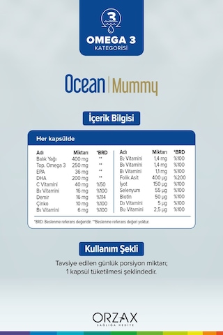 Ocean Mummy 30 Softjel Kapsül