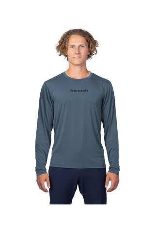 Hannah Bine L/s Uzun Kollu Erkek T-shirt Anthracite
