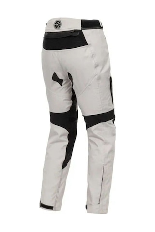 Motosiklet Kadın Pantolonu Korumalı 4 Mevsim Maxdura Kumaş Fileli Bölgeler Beyaz Pantolon
