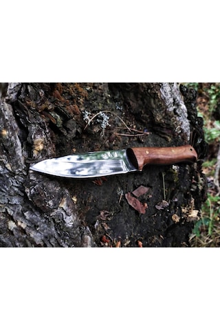 Sk101 Bushcraft Av Kamp Doğa Bıçağı - Yatağan El Yapımı Kahverengi