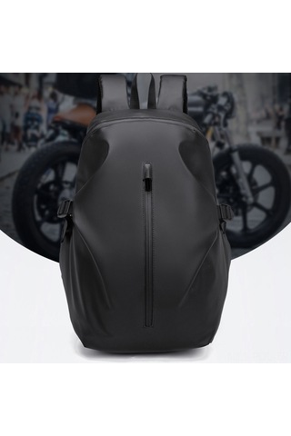 Padalink Su Geçirmez 30-48l Motosiklet Kask Çantası - Laptop Ve Seyahat Eşyaları Taşıma, Çift Omuzlu Bisiklet Sırt Çantası Siyah