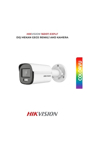 Ds-2ce10df0t-pf 2mp Colorvu Bullet Kamera Gece Renkli