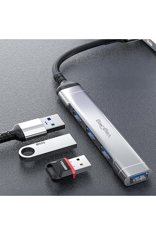 VegGieg Usb 3.0 4 Port 3 Usb 2.0 Ve 1 Usb 3.0 Çoklayıcı Hub