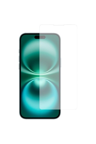 Apple Uyumlu iPhone 16 Plus İle Ekran Koruyucu Şeffaf Temperli Kırılmaz Cam Ekran Koruyucu