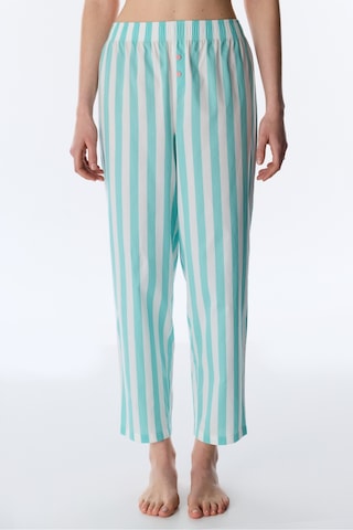 Penti Mint Yeşili Hailey Pamuklu Çizgili Pantolon Pijama Altı