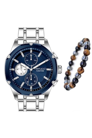 Ferrucci Fc70254 Function Erkek Kol Saati Silver Renk Çelik