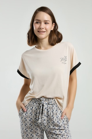 Pierre Cardin Kadın Krem Pijama Takımı Pc8959-s-v1 Krem