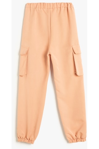 Koton Jogger Kargo Pantolon Beli Lastikli Cepli Pembe 4skg40022aw Gül