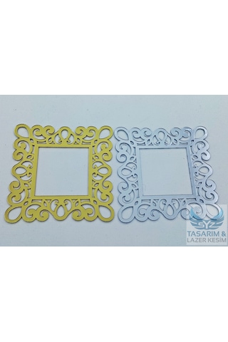 Priz Kenarı için Dekoratif Priz Çerçeve & Sticker Gold-Pleksi