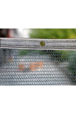 Morilu Bahçe Örtüsü - Yüzde 40Lık - Yeşil - Şeritli Halkalı