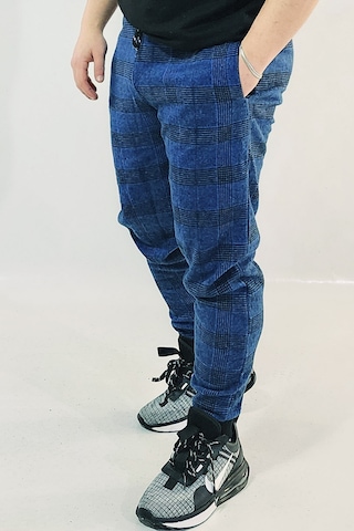 Wingetstar Ekose Manşetli Erkek Eşofman Altı Saks Mavisi