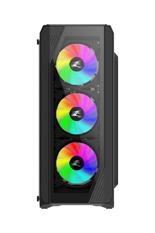 Zalman N5 TF 4 RGB Fanlı Kasa 1 X Kulaklık. 1 X Mik Atx Mid Tower Bilgisayar Kasası Siyah