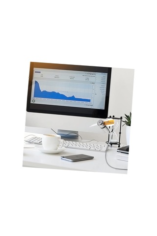 Usb Fan Led Saat Işık Soğutma Mini Usb Fan Sıcaklığı Ve Zaman Ekranı